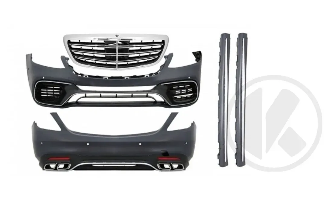 Bodykit S 63 AMG  Front & Rearbumper Exhaust Pipe